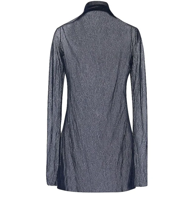 THE ROW Fadia top in Black 100% polyester, photo 3 of 3 from 24S (US)