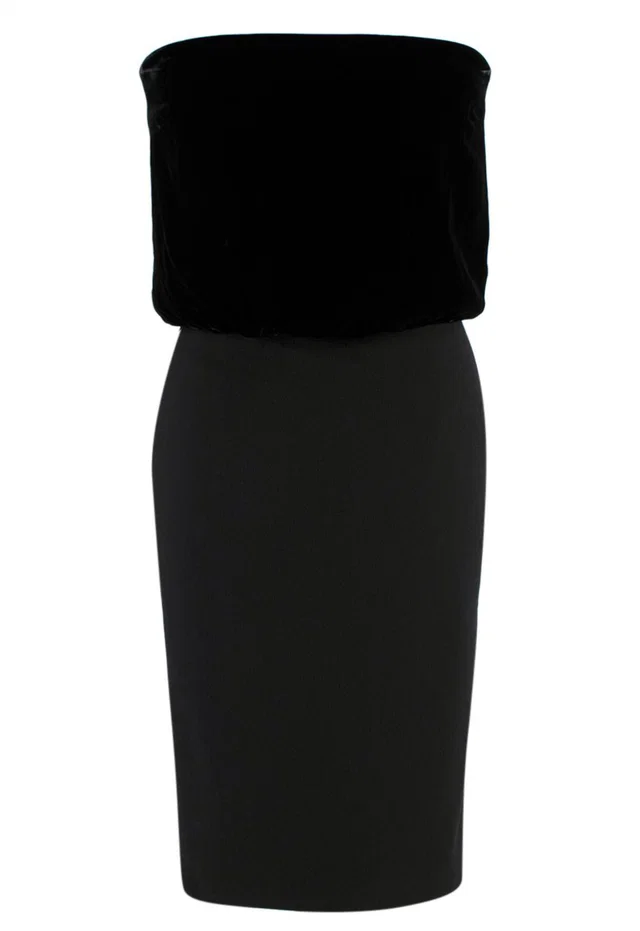 Tom Ford Velvet Strapless Corset Dress in Velvet from HEWI