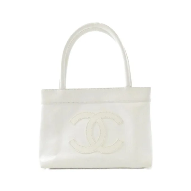 Chanel Bag Handbag White in White Caviar leather from The Reluxe