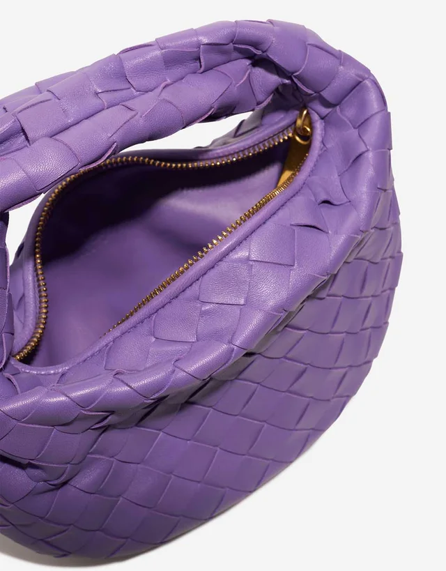 Bottega Veneta Jodie Mini Lamb Purple in Violet Lambskin from SACLÀB, photo 9 of 9