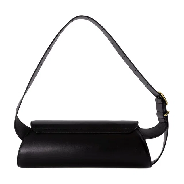Jil Sander Shoulder Bag — Black Calfskin in Black Calfskin from HEWI