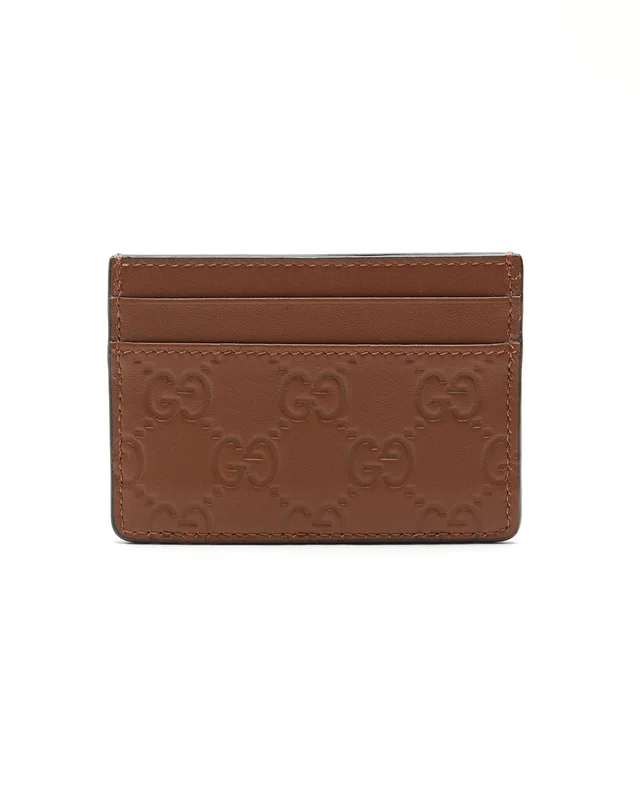 Gucci Guccissima Card Holder in Leather from A Retro Tale, photo 2 of 2