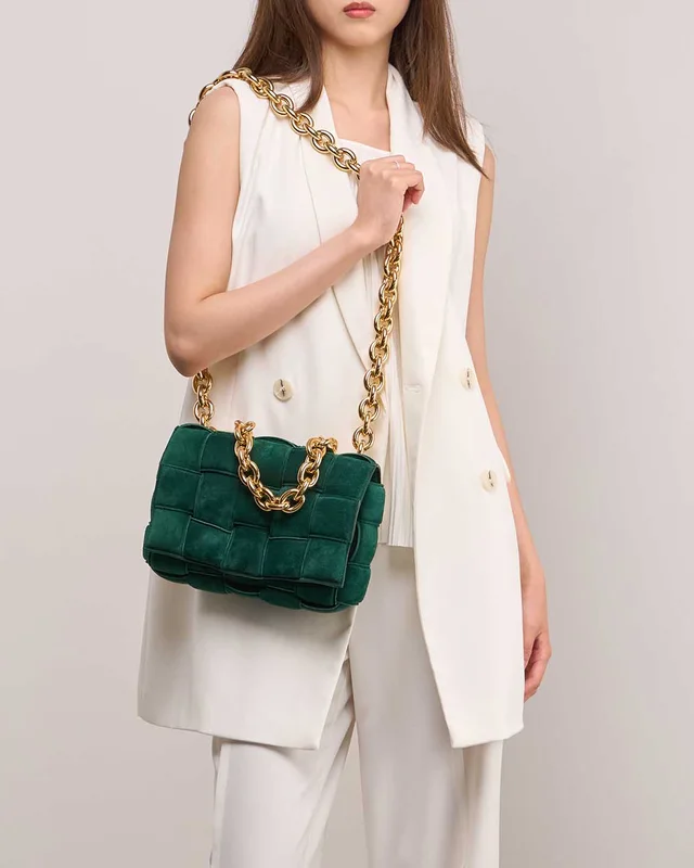 Bottega Veneta Cassette Suede Emerald in Green Suede from SACLÀB, photo 2 of 2
