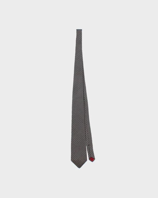 Vintage 1980s Yves Saint Laurent Made In USA Silk Tie in Silk from Rokit Vintage