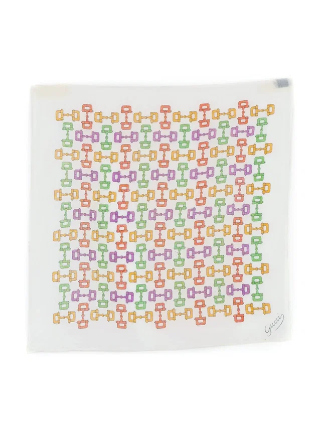 Gucci Rainbow Horsebit Handkerchief from Arcade Vintage