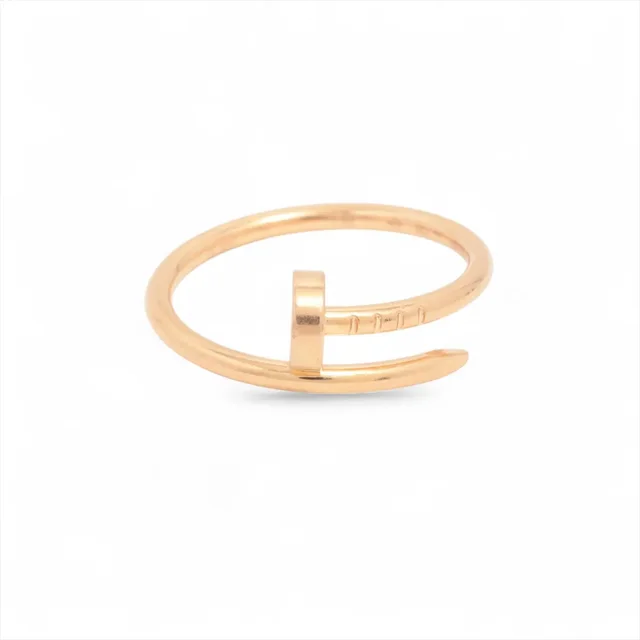Cartier Juste un Clou SM Pink Gold Size 55 Ring in Pink from The Purse Affair
