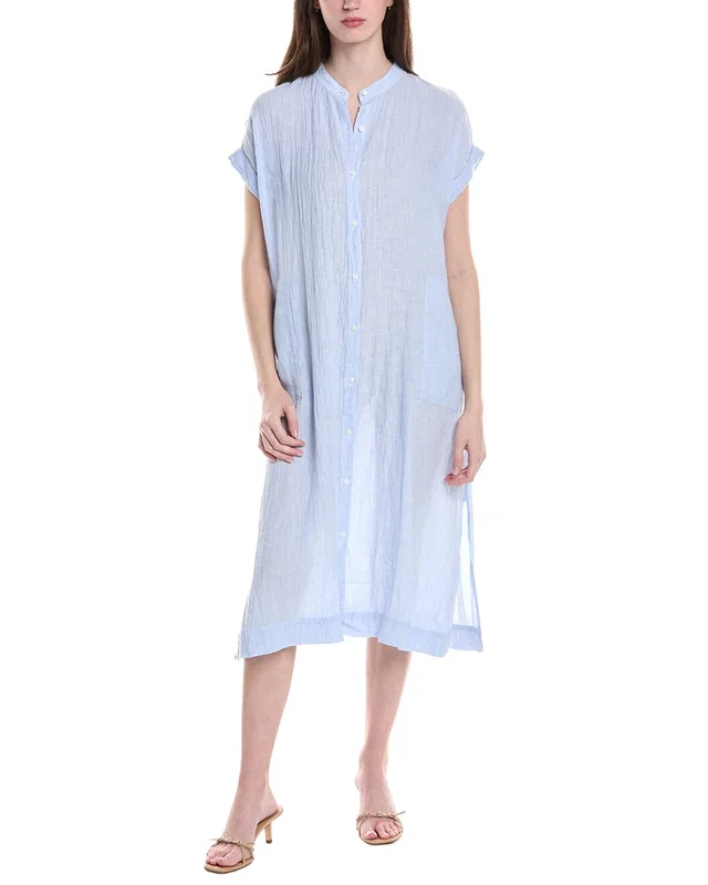 EILEEN FISHER Mandarin Collar Dress, image 1 of 1 from Rue La La