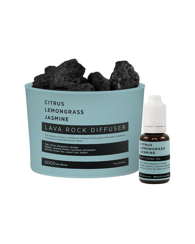 COCO by Stone Handmade Lava Rock Diffuser With Oil Starter Pack - Inspired By The W Hotel, image 1 of 1 from Rue La La
