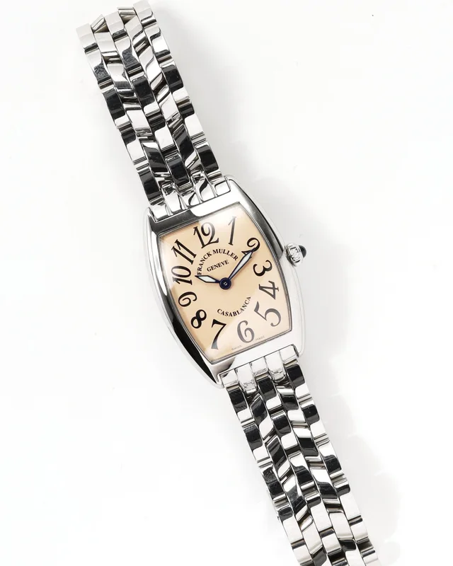 Franck Muller Casablanca Cintrée Curvex 25mm Ref 1752QZ Watch from A Retro Tale