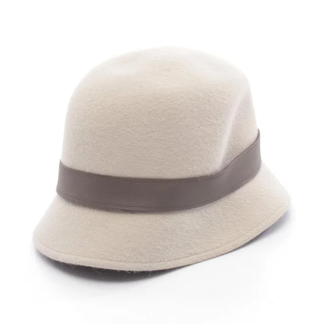 Hermès Hat Gray Leather in Grey Leather from The Reluxe