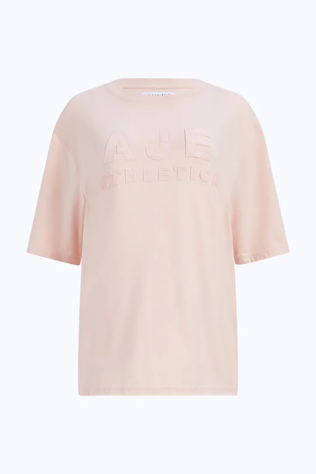Athletica AA Bold Logo Tee in Pink from Aje, photo 1 of 1