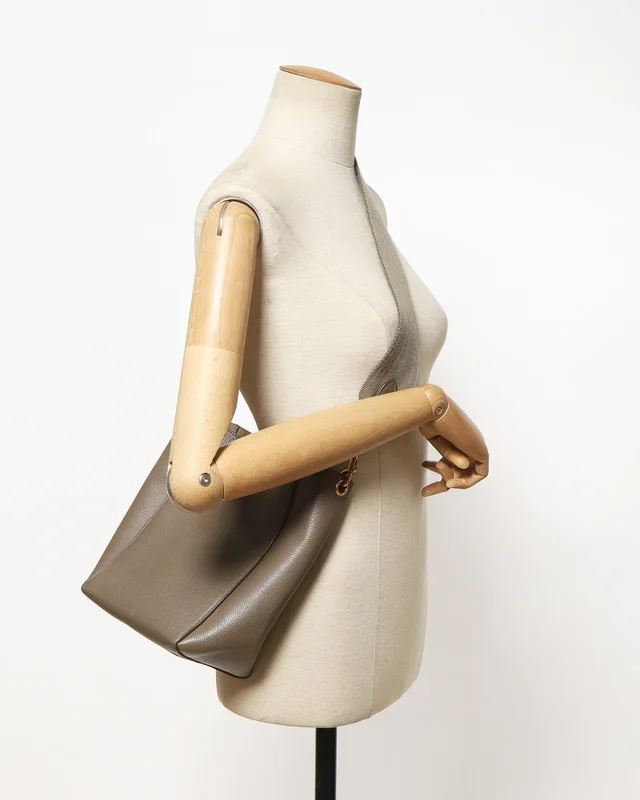 Celine Sangle Small Bucket Bag in Caviar leather from A Retro Tale, photo 7 of 7