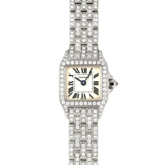 Cartier Mini Santos-Dumont WG Quartz from LuxUness