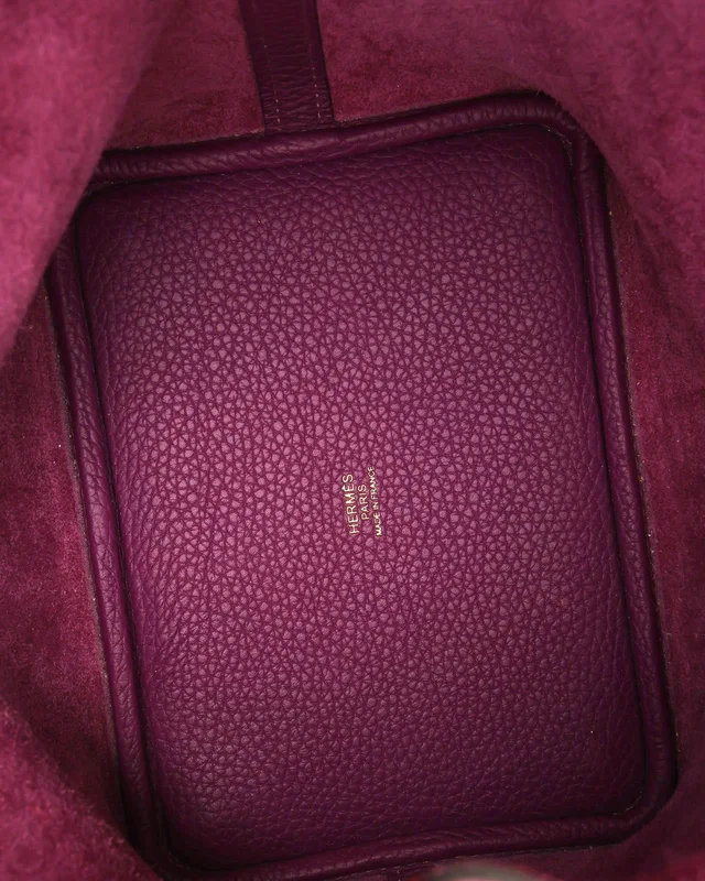 Hermès Taurillon Clemence Picotin 18 Anemone Bag in Clemence leather from A Retro Tale, photo 6 of 8