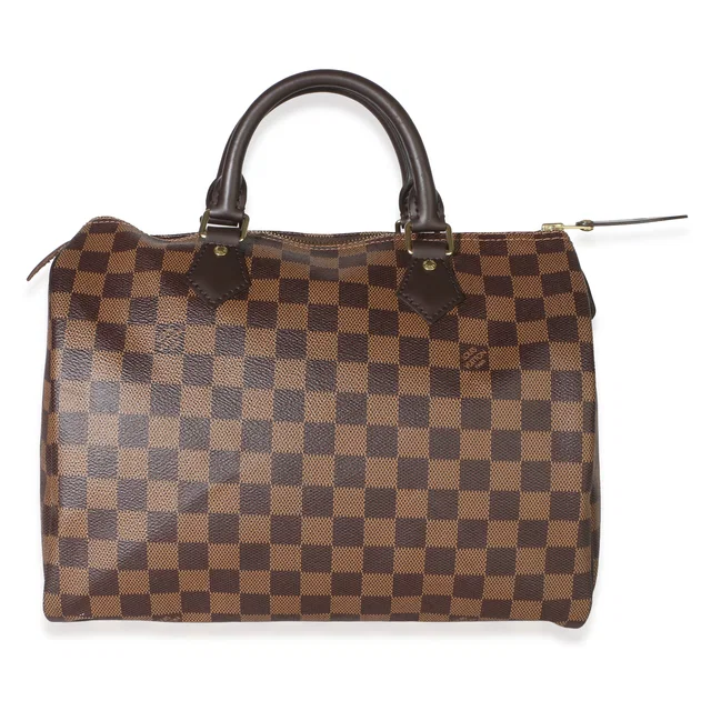 Louis Vuitton Damier Ebene Canvas Speedy 30 in Brown Canvas from myGemma