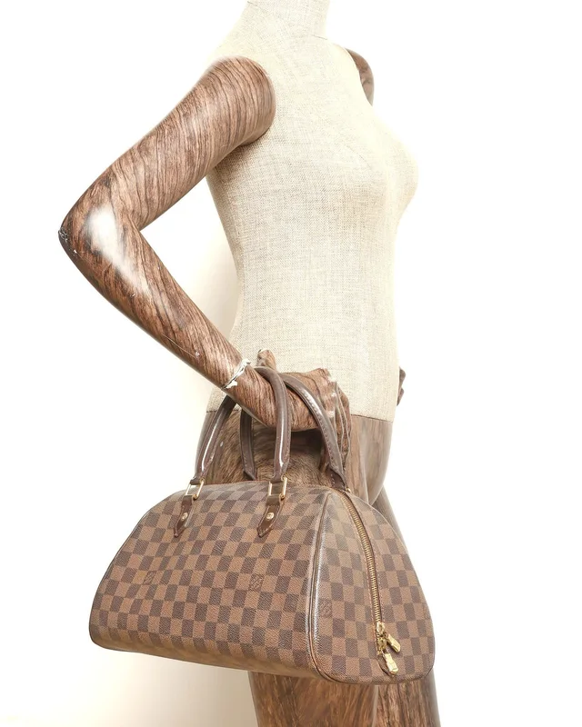 Louis Vuitton Damier Ebene Rivera MM Bag in Brown Canvas from A Retro Tale, photo 12 of 12