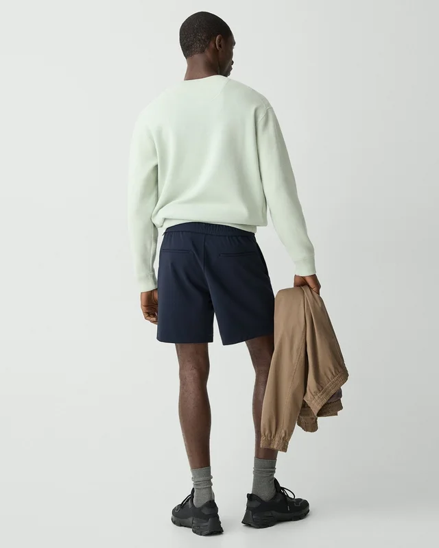 Theory Curtis Drawstring Short in Precision Ponte, photo 4 of 5 from Theory