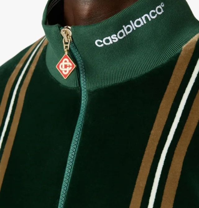 Casablanca Striped Zip-Up Jacket, photo 3 of 4 from SENSER