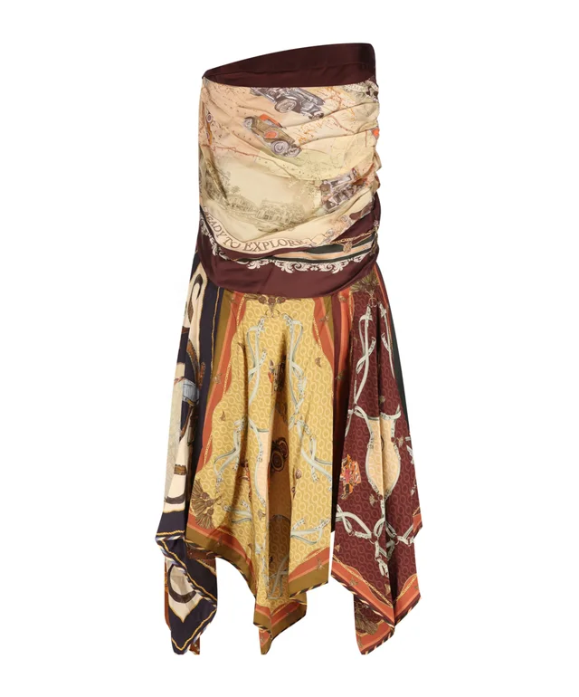 Zimmermann Valiant Draped Scarf Skirt, photo 2 of 4 from SENSER