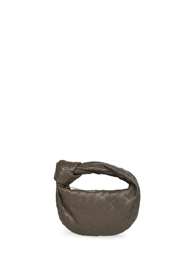 Bottega Veneta Top Handle Bag — Green Lambskin in Green Lambskin from HEWI