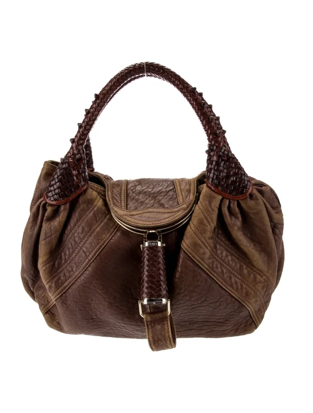 Fendi Top Handle Other bag in Brown Leather from The RealReal
