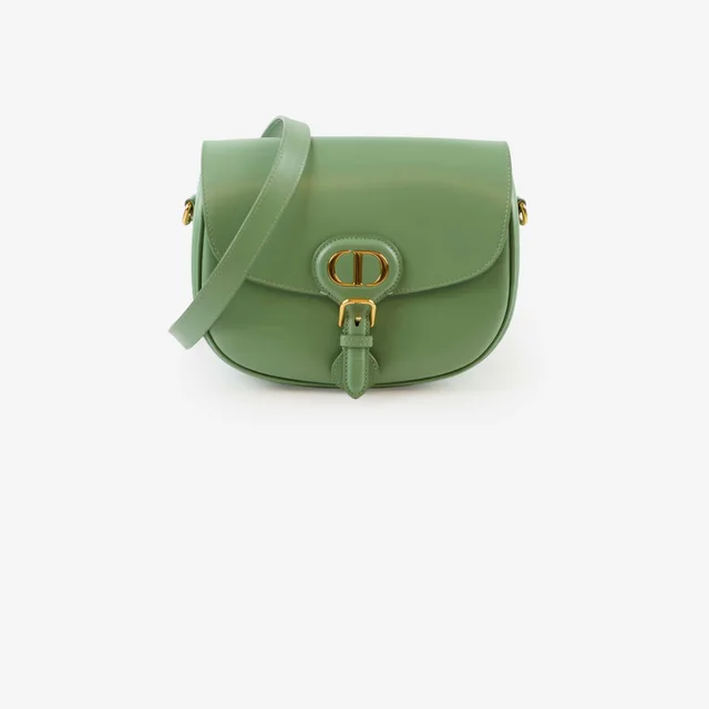 Dior Medium Bobby Green in Green Leather from The Purse Affair