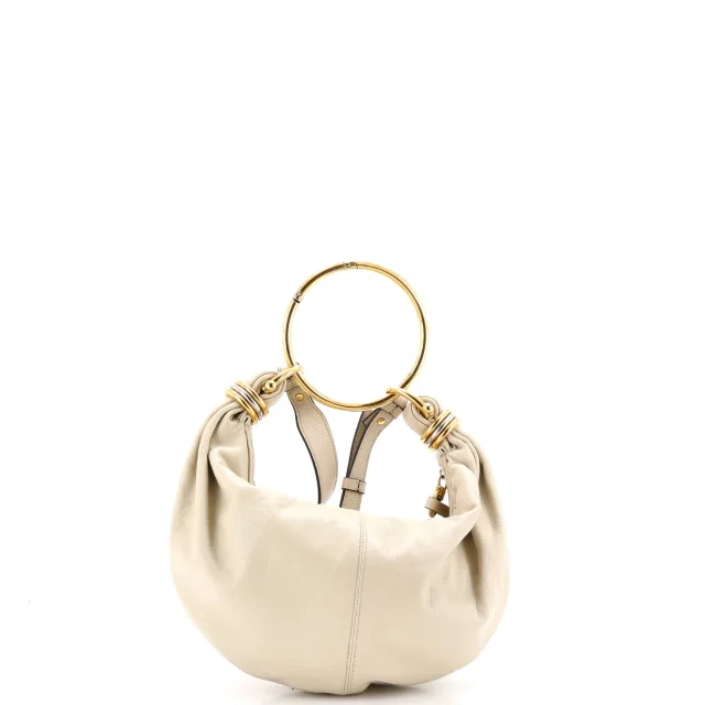 Chloé Bracelet Hobo Bag Leather Small in Leather from Rebag, photo 4 of 8