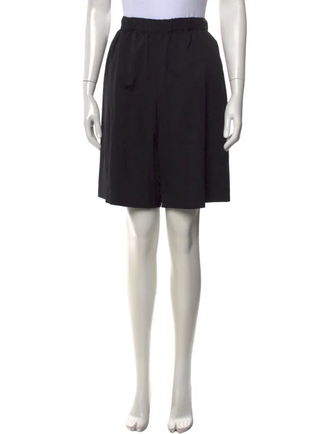 Comme des Garçons Girl Wool Mini Shorts w/ Tags in black Wool from The RealReal