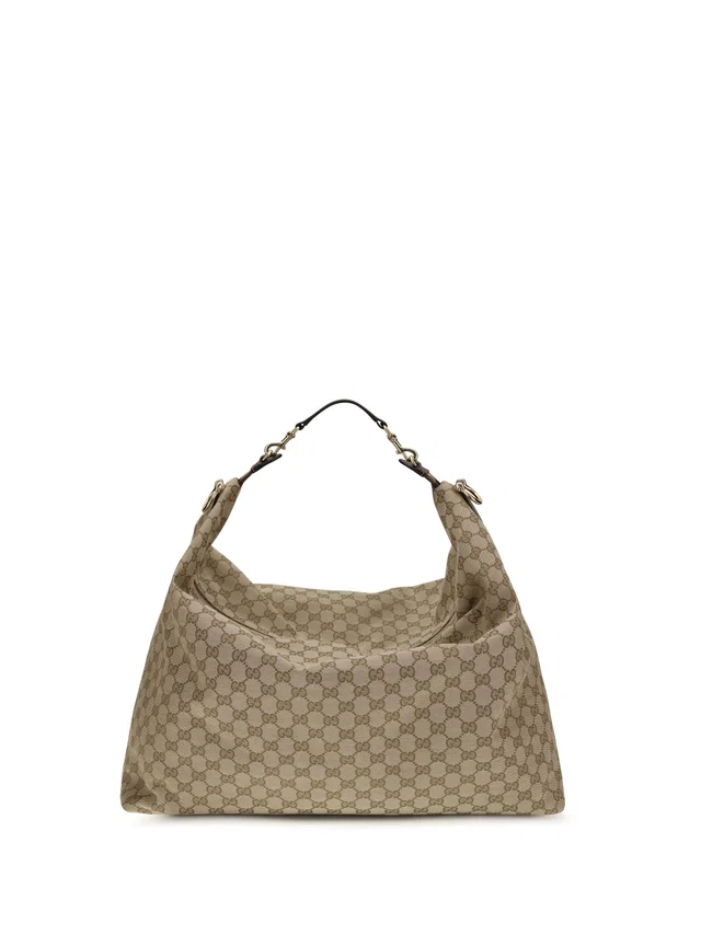 Gucci Brera Shoulder Bag — Beige Fabric in Beige Canvas from HEWI