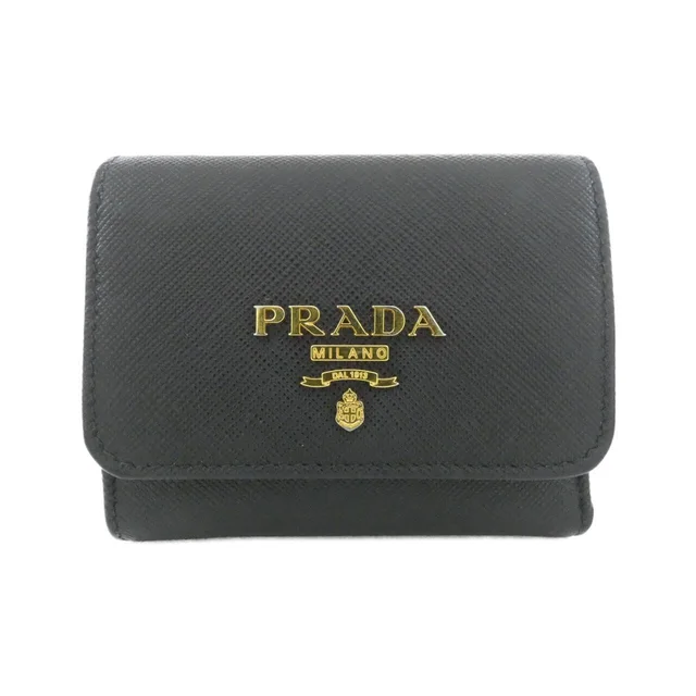 Prada プラダ 1MH043 財布 in NERO+CIPRIA(ネロ+チプリア) / GOLD(ゴールド)金具 SAFFIANO MULTIC from KOMEHYO