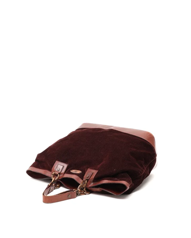 Celine Corduroy Tote Bag in Leather from A Retro Tale, photo 4 of 10