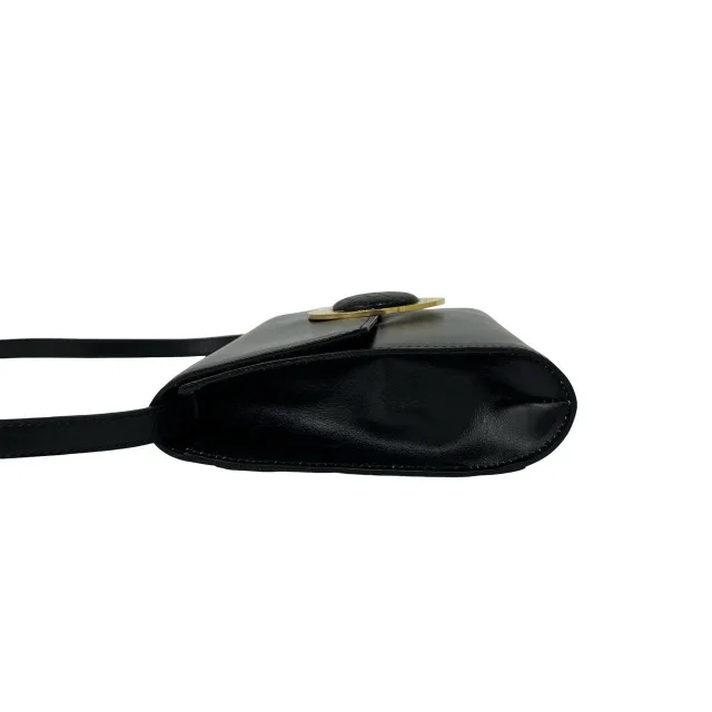 Celine Leather Shoulder Bag in Black Calfskin from LuxUness, photo 5 of 10