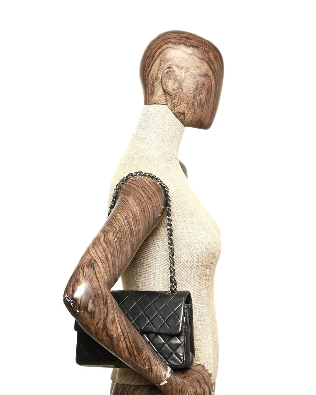 Chanel Classic Small Double Flap Bag in Leather from A Retro Tale, photo 11 of 11