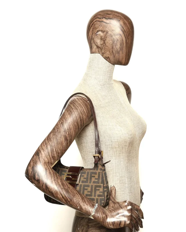 Fendi Zucca Shoulder Bag in Canvas from A Retro Tale, photo 6 of 6