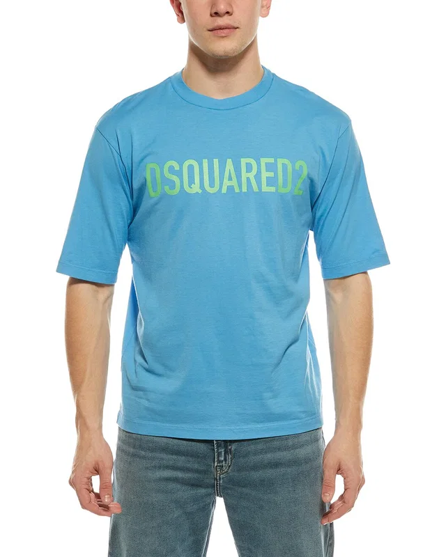 DSQUARED2 T-Shirt in https://asset2.ruecdn.com/images/sw/101064/1010642072_RLSW_blue.jpg, image 1 of 1 from Gilt