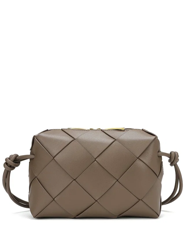 Tiffany & Fred Paris Quilted Smooth Leather Messenger Bag, image 1 of 1 from Rue La La