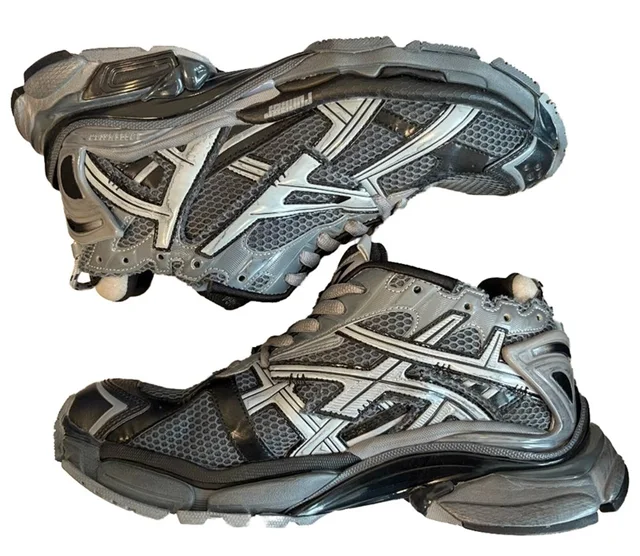 Balenciaga Men's Runner Trainers in Grey Nylon from Oxfam Online Shop, photo 4 of 8