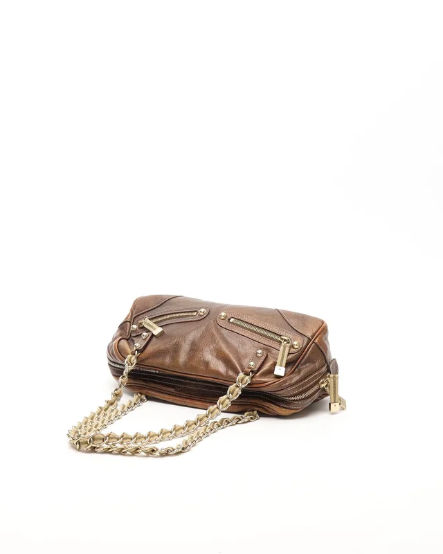 Gucci Web Capri Chain Bowler Bag in Canvas from A Retro Tale, photo 5 of 15