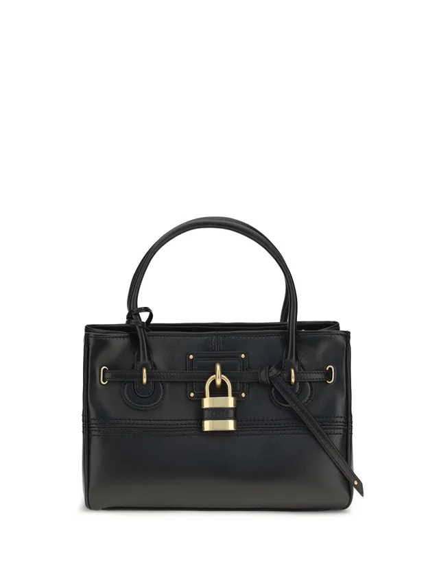 Chloé Paddington Shoulder Bag — Black Buffalo Leather in Black Leather from HEWI, photo 2 of 2