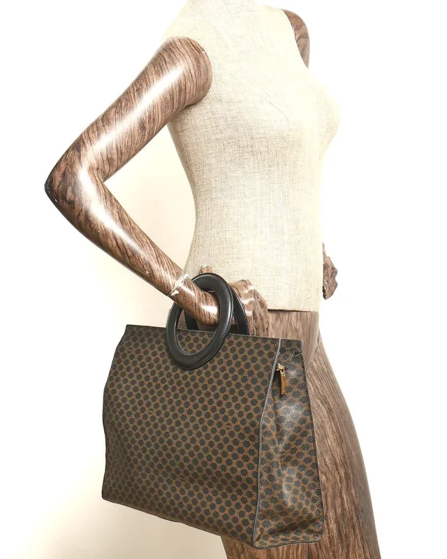 Celine Macadam Circle Tote Bag in Canvas from A Retro Tale, photo 13 of 13