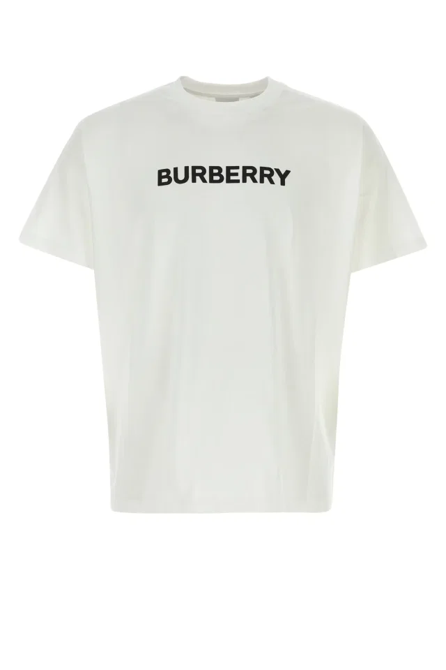 Burberry Logo-Printed Cotton T-Shirt — White in White, image 1 of 1 from italist