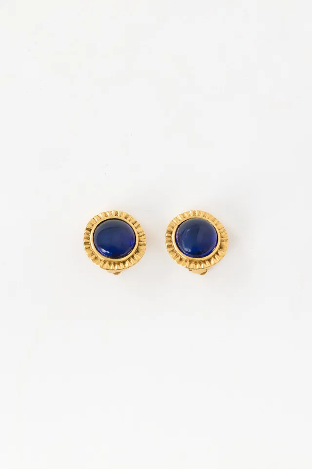 Chanel Fall 1994 Gripoix Clip On Earrings from VSP Consignment