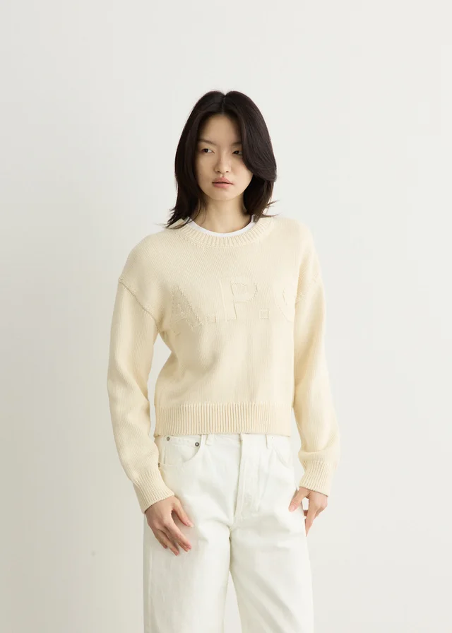 A.P.C. Tiago Jumper in Beige from Incu, photo 1 of 1
