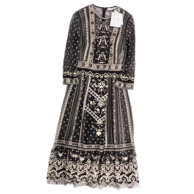 Dior Dress Black in Black Nylon from The Reluxe