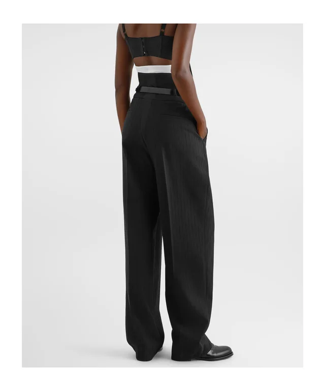 Dolce & Gabbana pinstripe wool jacquard trousers, photo 3 of 5 from SENSER