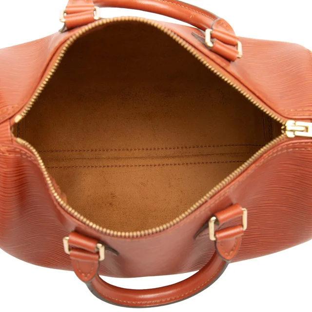Brown Louis Vuitton Epi Speedy 25 Boston Bag in Brown Leather from Designer Revival, photo 2 of 2