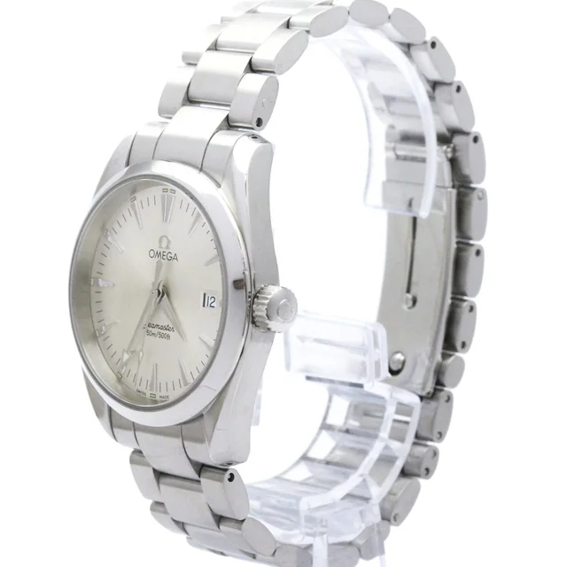 Omega Seamaster Aqua Terra 150m Quartz Stainless Steel 36 in white|gray|silver|neutral|brown from Poshmark