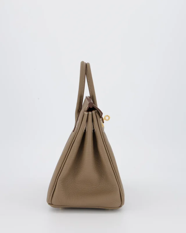 Hermès Birkin 25 Retourne Bag in Taupe Togo leather from Sellier, photo 5 of 22