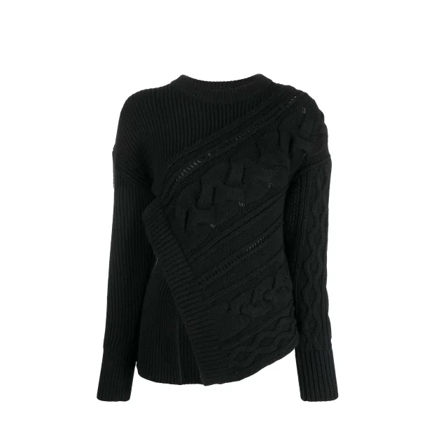 Alexander Mcqueen Alexander Mc Queen Asymmetric Wool Jumper, photo 5 of 7 from Balardi