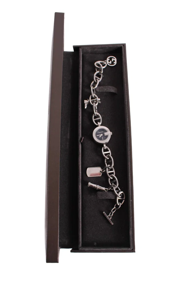 Gucci G Charm Bracelet Watch Silver in Silver from Luxury Promise